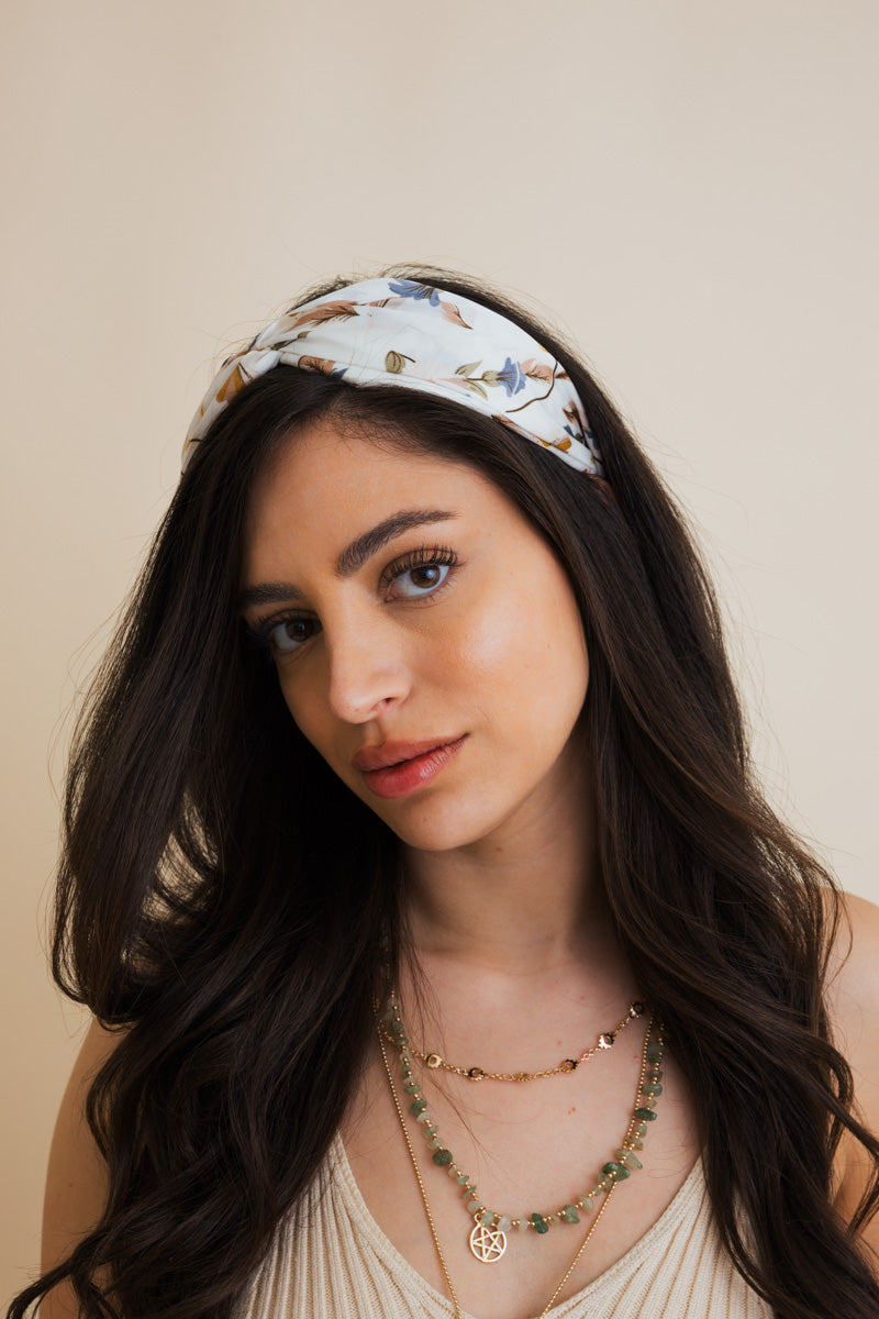 Satin Smooth Floral Headband 🌼 Leto Collection