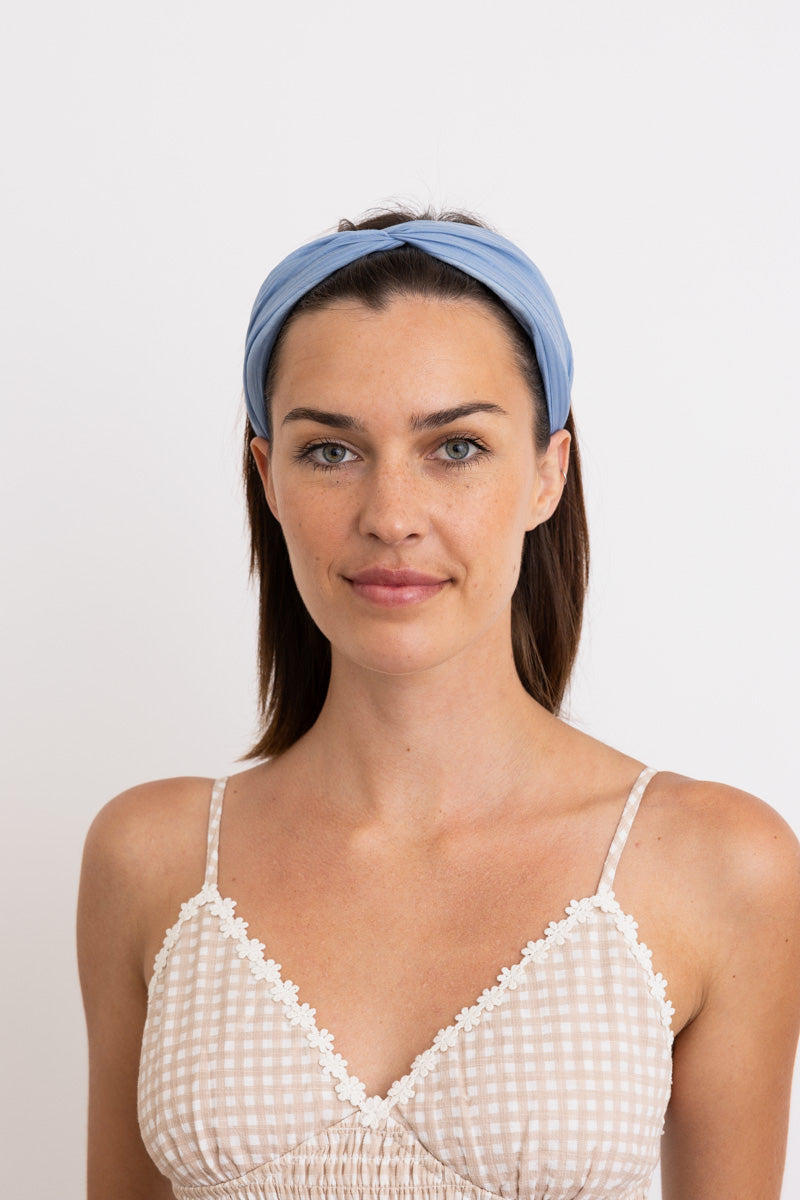 Pleated Solid Color Summer Headband☀️ Leto Collection