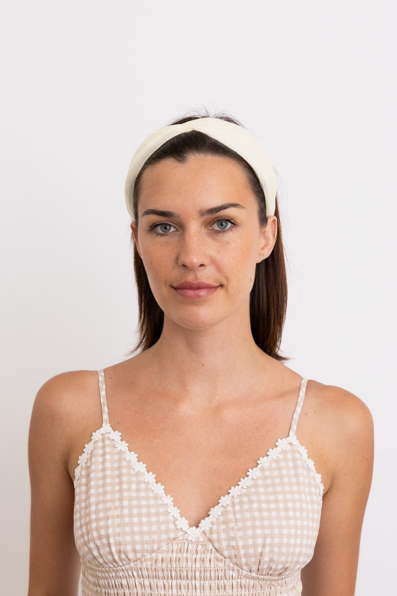 Pleated Solid Color Summer Headband☀️ Leto Collection