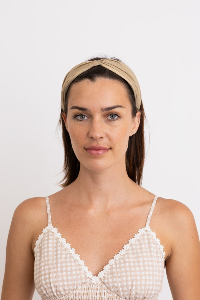 Pleated Solid Color Summer Headband☀️ Leto Collection