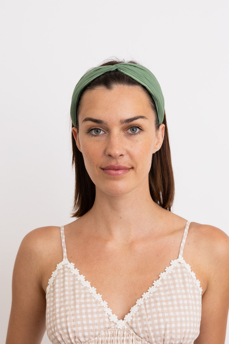 Pleated Solid Color Summer Headband☀️ Leto Collection