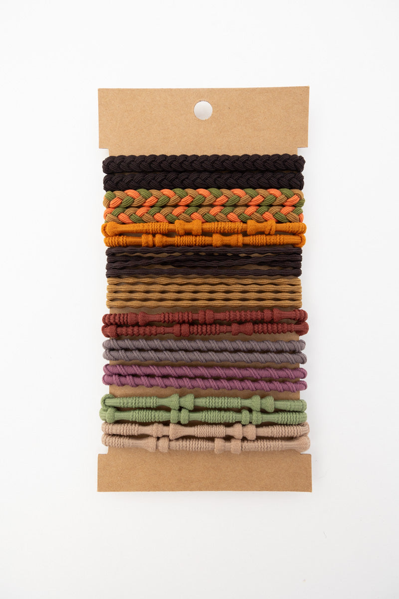 Braided Hair Tie Bracelets – Stackable Boho Set 🌿✨ Leto Collection
