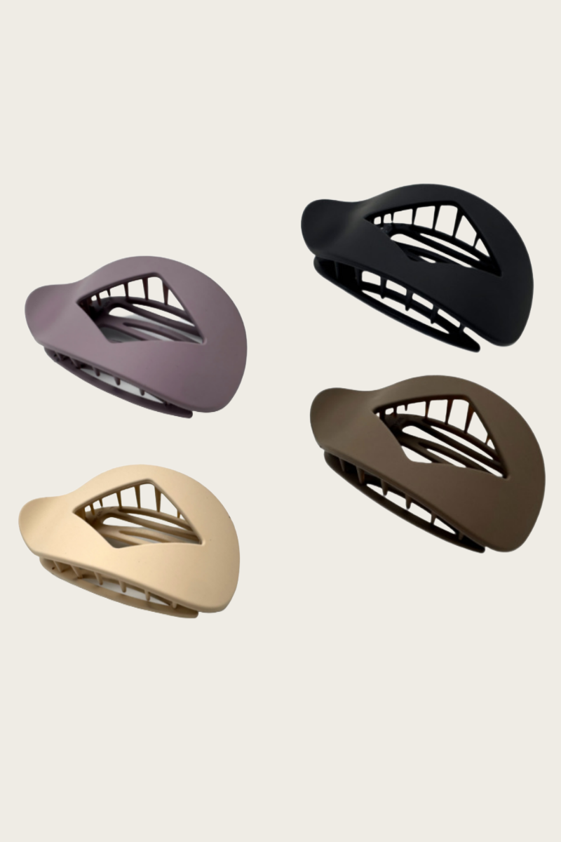 Matte ABS Hair Claw – Non-Slip Minimalist Clip ✨📎 Leto Collection