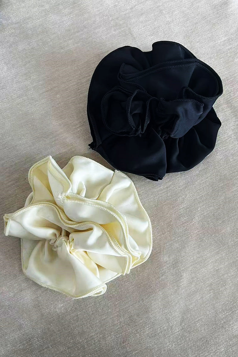 Parisian Satin Scrunchies – Retro Hair Ties with Luxe Feel 🌟🎀 Leto Collection