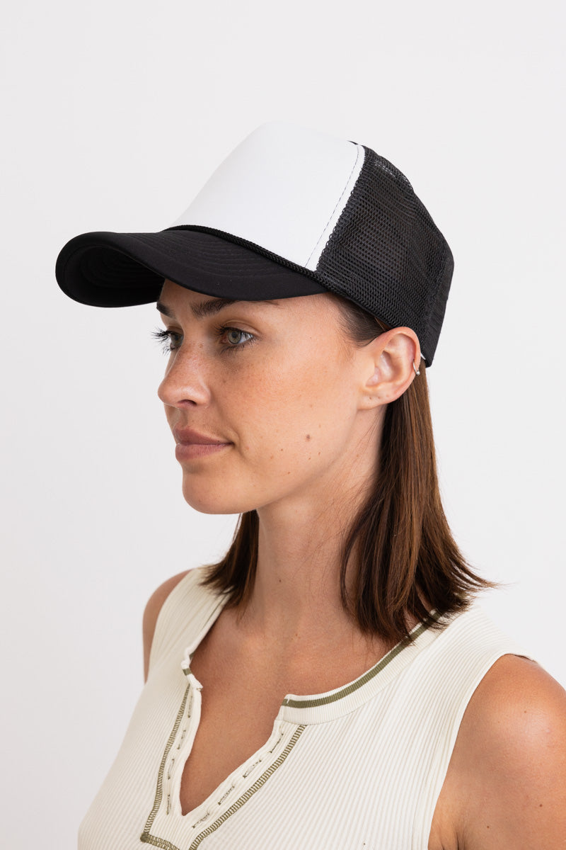 Classic Mesh Foam Truckers Hat Leto Collection