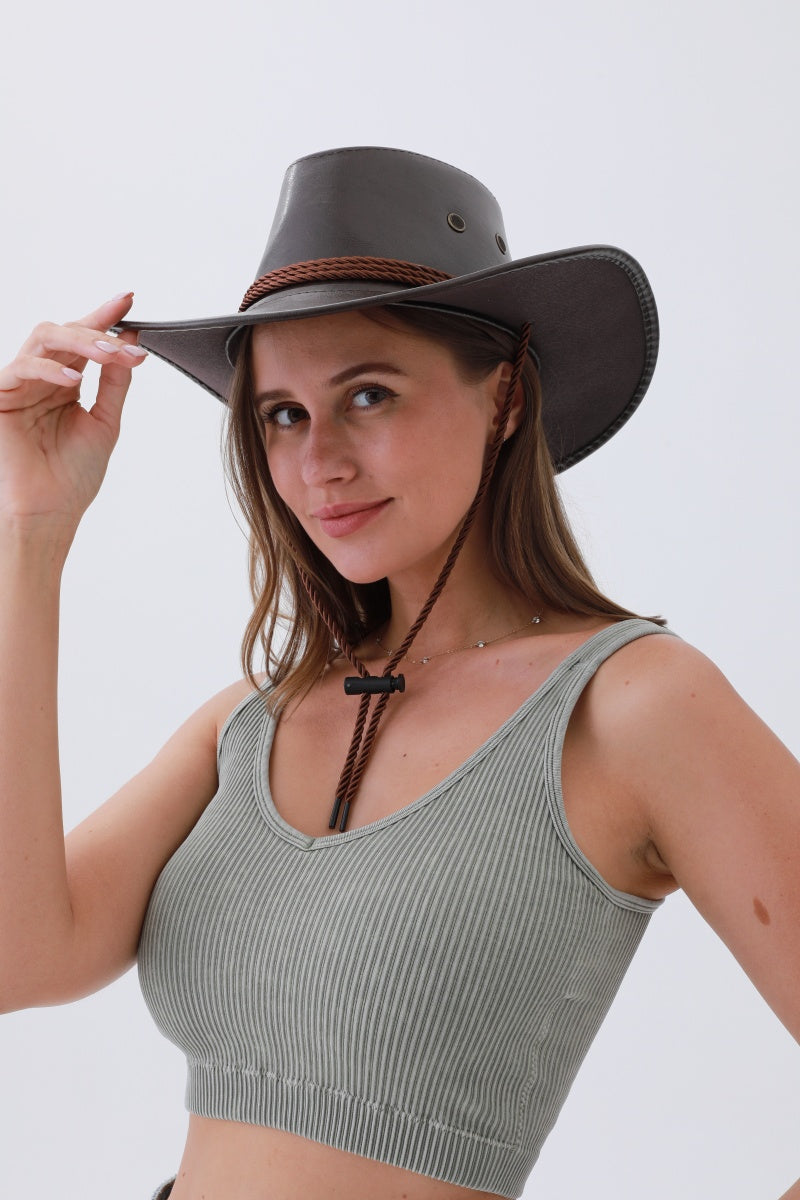 Classic Adjustable Cowboy Hat – Timeless Fit, Modern Comfort🤠☀️ Leto Collection
