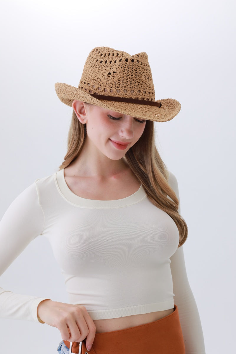 Classic Polyester Cowboy Hat – Lightweight & Sun-Smart🌵☀️ Leto Collection