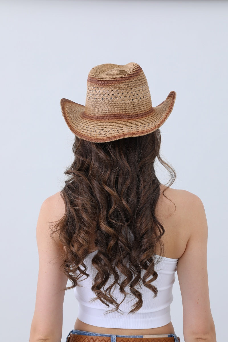 Breathable Braided Cowboy Hat – Earthy & Sun-Ready🌞🤠 Leto Collection