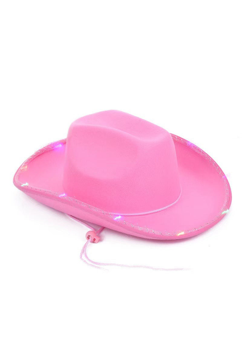 Neon Cowboy Hat – Light-Up Western Party Hat 🌟🤠 Leto Collection