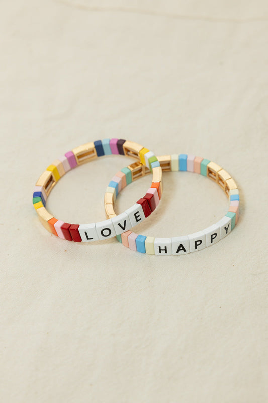 Happy Love Stackable Swift Party Bracelet 😁 Leto Collection