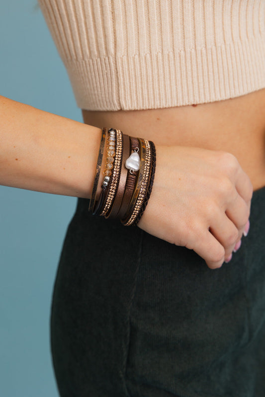 Charmed Memories Boho Multi Strand Bracelet Leto Collection