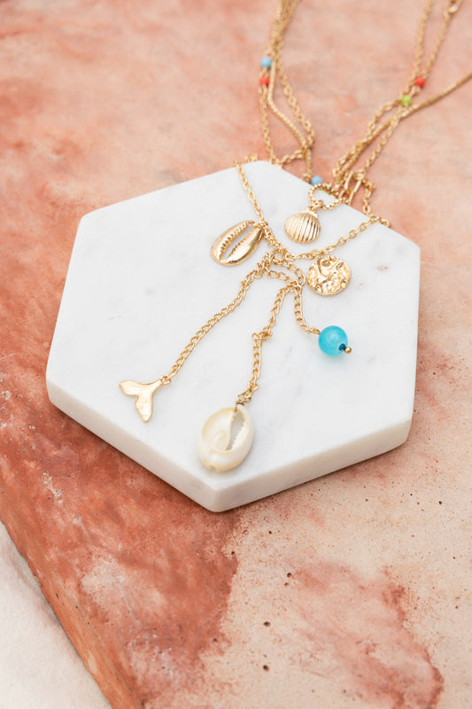 Forever Summer Mermaid Dream Layered Necklace Leto Collection