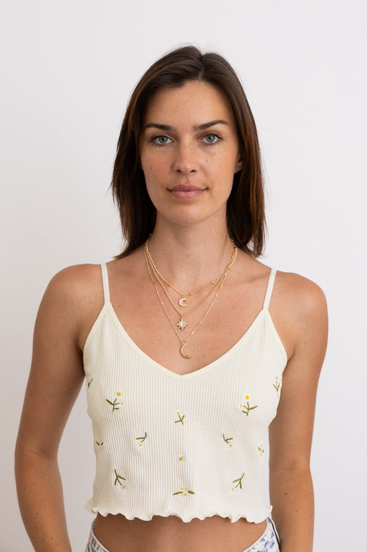 Celestial Layered Necklace - Moon and Star Charms 🌜✨ Leto Collection