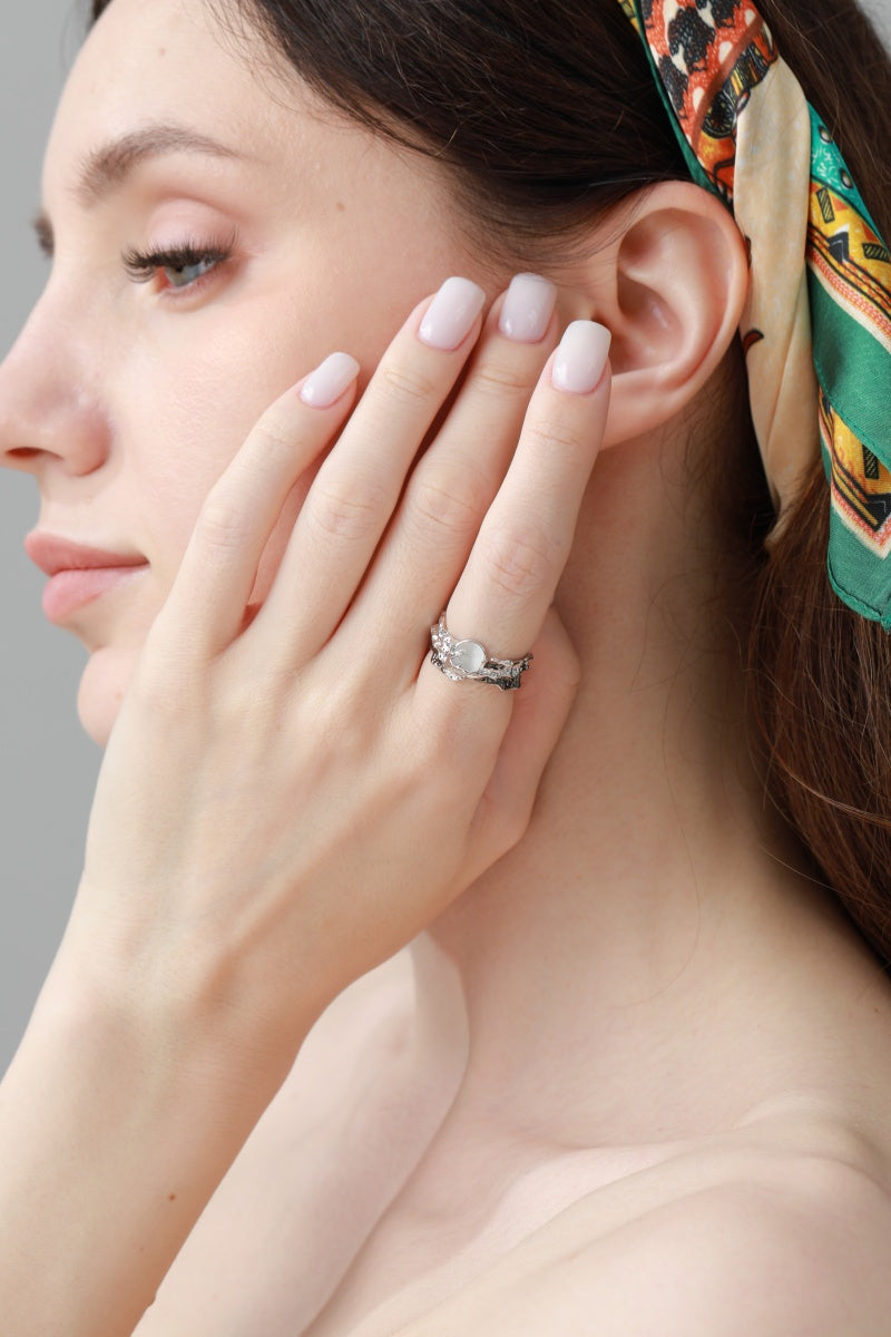 Celestial Sun Nugget Rings – Matching Couple Jewelry 🌞 Leto Collection
