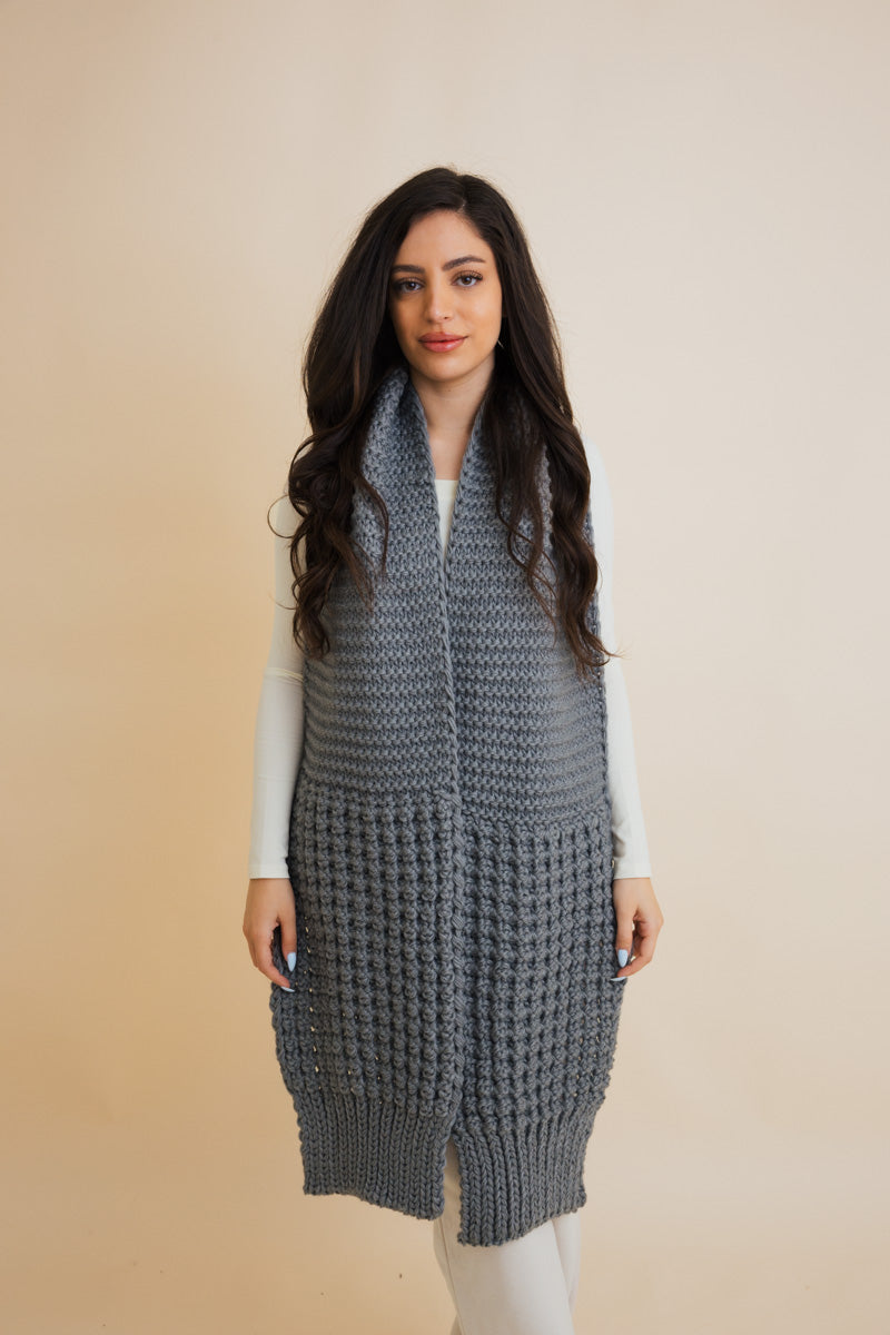 Waffle Weave Cozy Edge Scarf Leto Collection