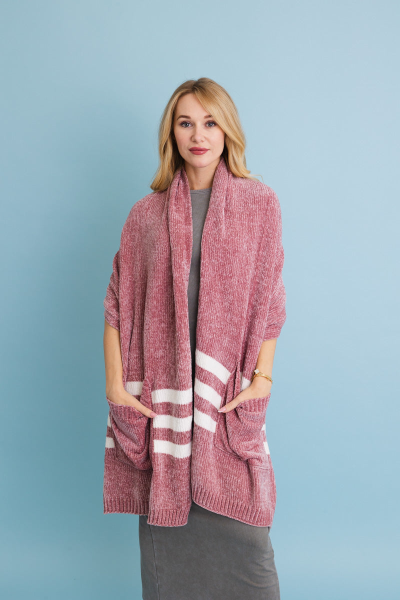 Chenille Pocket Scarf - Soft Comfort with Handy Pockets 🧣 Leto Collection