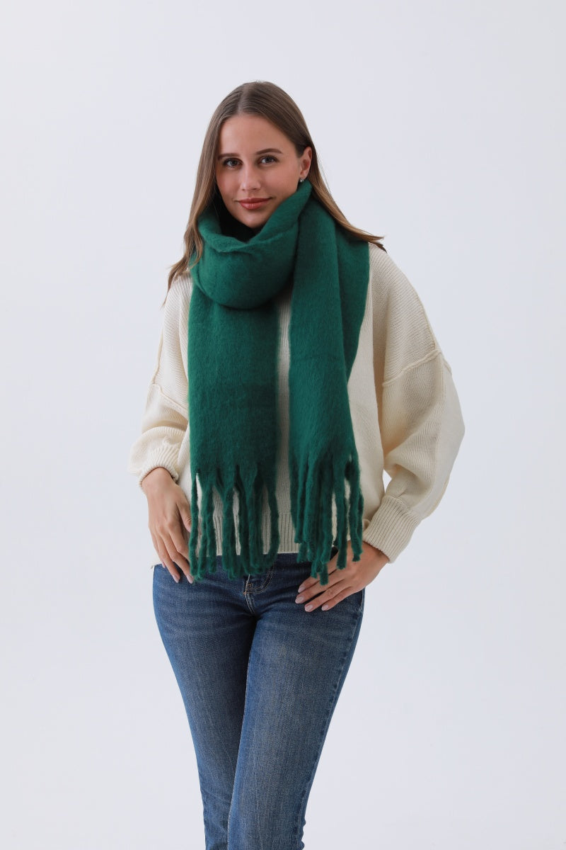 Classic Tassel Knit Scarf – Bestselling Winter Essential❄️✨ Leto Collection