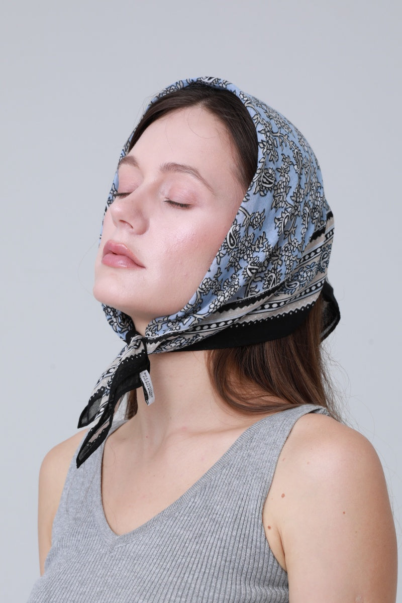 Printed Bandana Set – Versatile Headscarf & Neck Wrap for Women Leto Collection