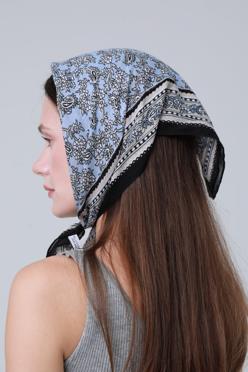 Printed Bandana Set – Versatile Headscarf & Neck Wrap for Women Leto Collection