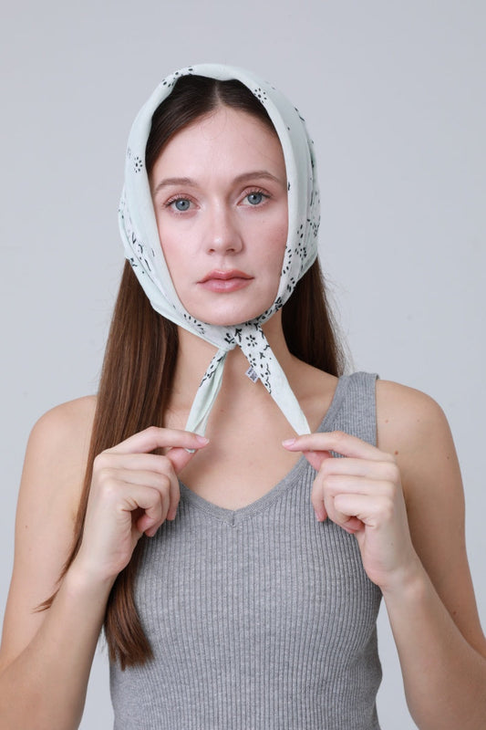 Soft Cotton Printed Bandanas – Multi-Way Headband & Scarf Set 🌸🧣 Leto Collection