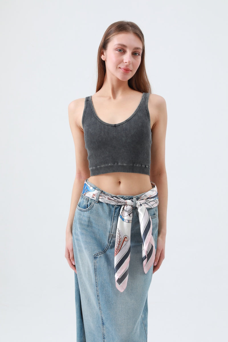 Vintage Sailboat Anchor Bandana – Soft Nautical Scarf ⚓🌊 Leto Collection