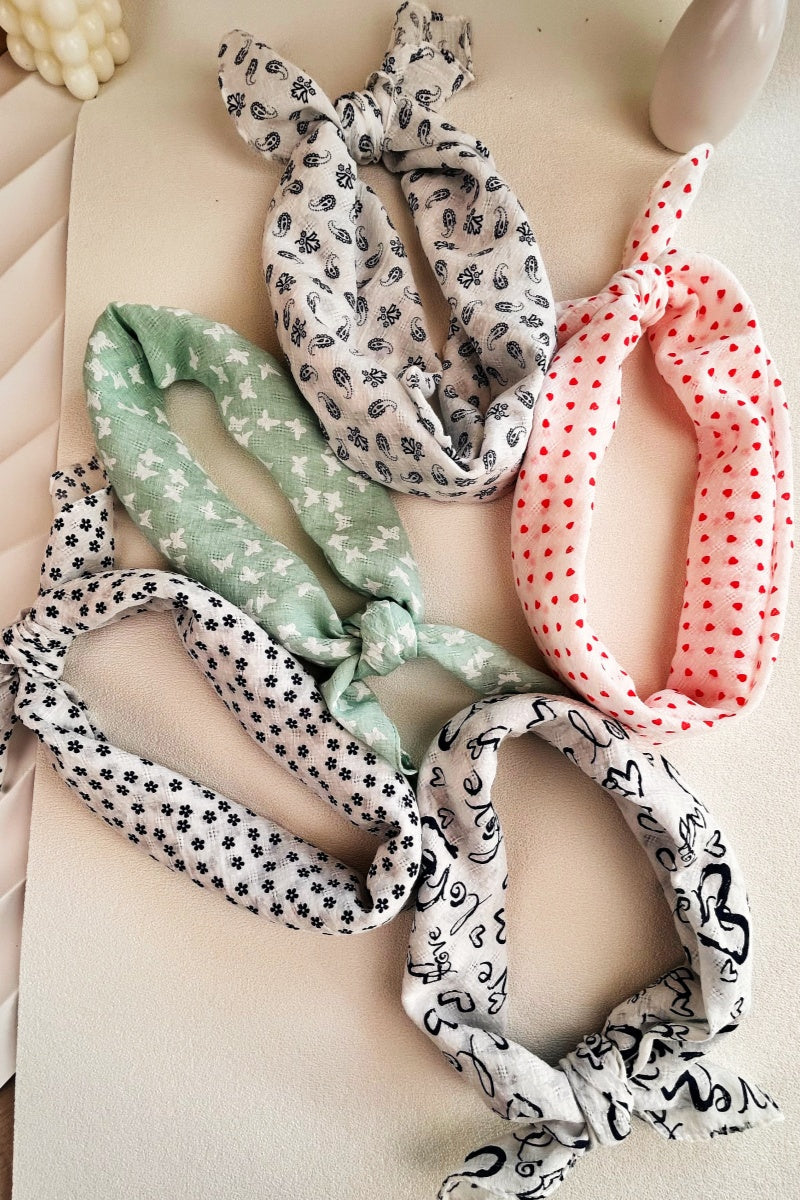 Printed Scarf Collection – Lightweight & Versatile for Spring Summer Styles Leto Collection