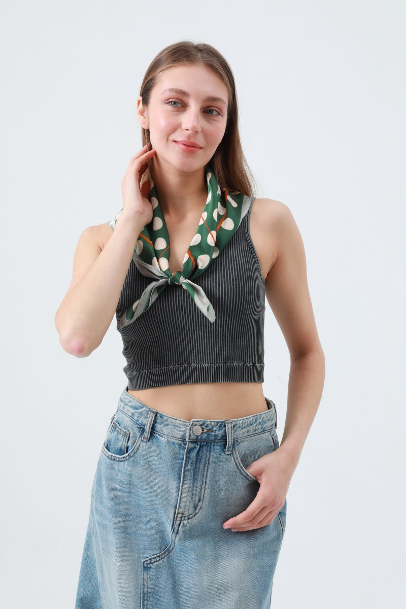 Breathable Large Polka Dot Bandana – Summer Style Neck Scarf 🌞🧣 Leto Collection