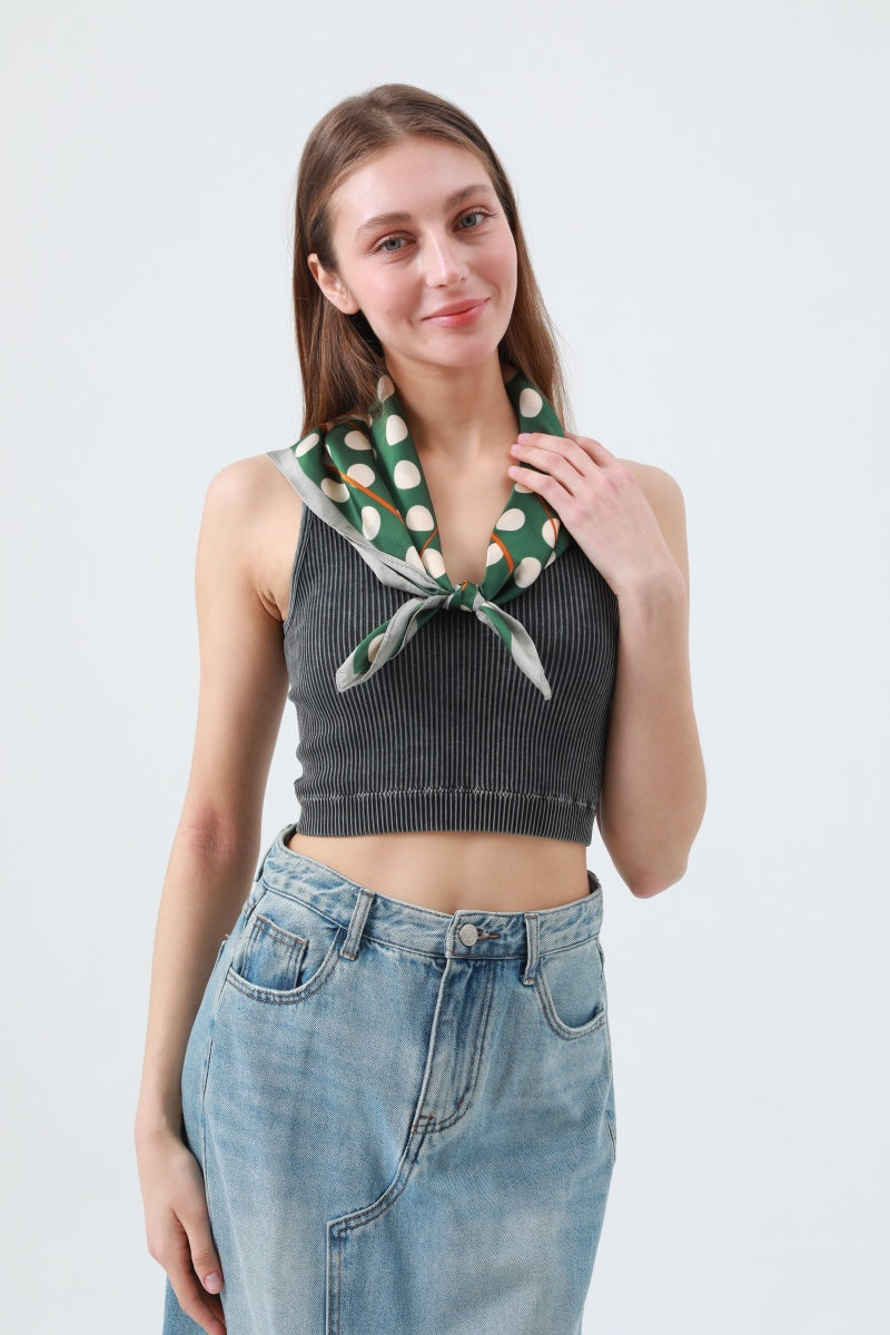 Breathable Large Polka Dot Bandana – Summer Style Neck Scarf 🌞🧣 Leto Collection