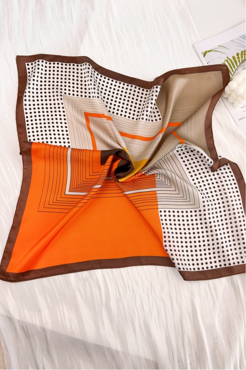 Delicate Polka Dot Neck Scarf – Soft & Airy Summer Essential 🌼 Leto Collection