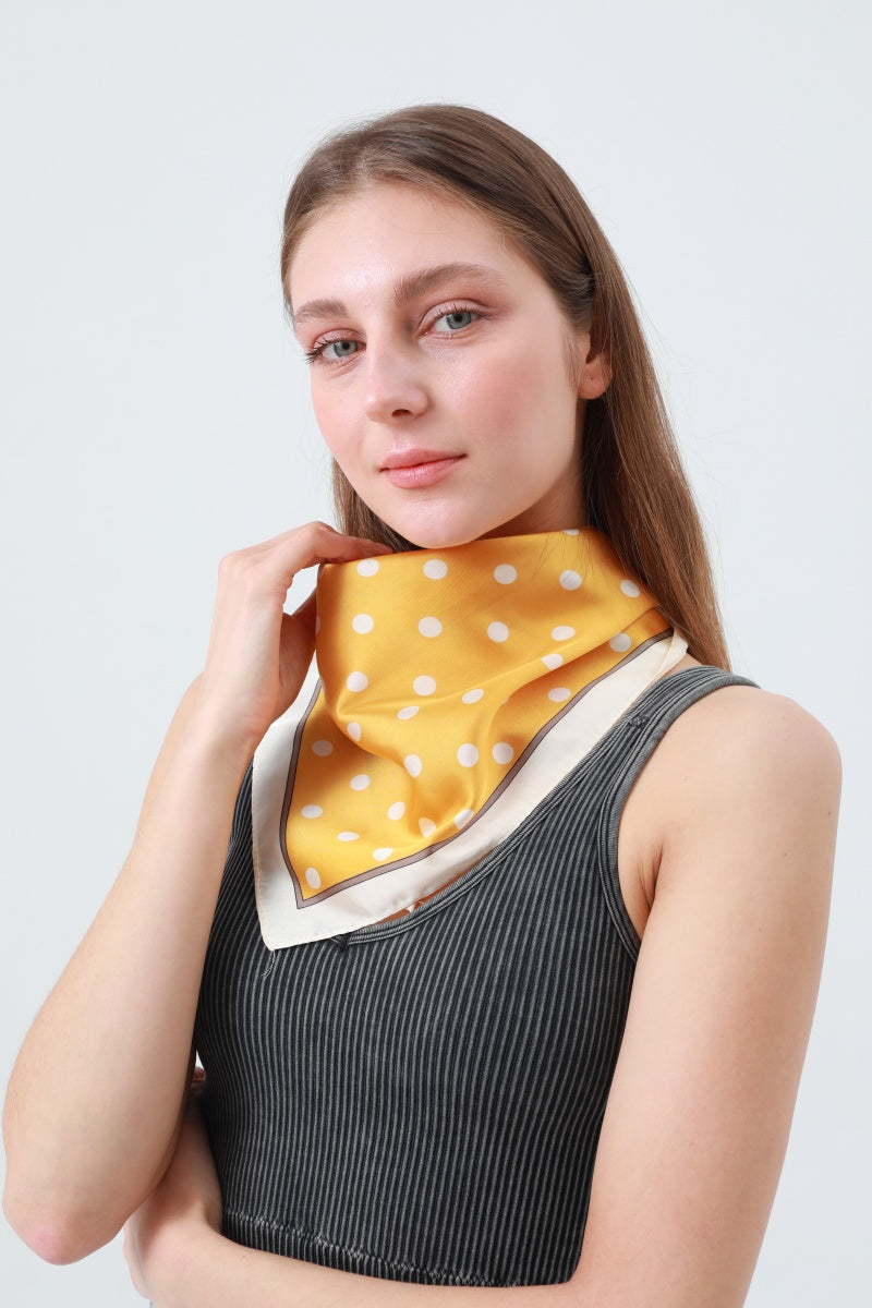 New Stylish Polka Dot Bandana Set – Spring Summer Scarf Collection ⚪ Leto Collection