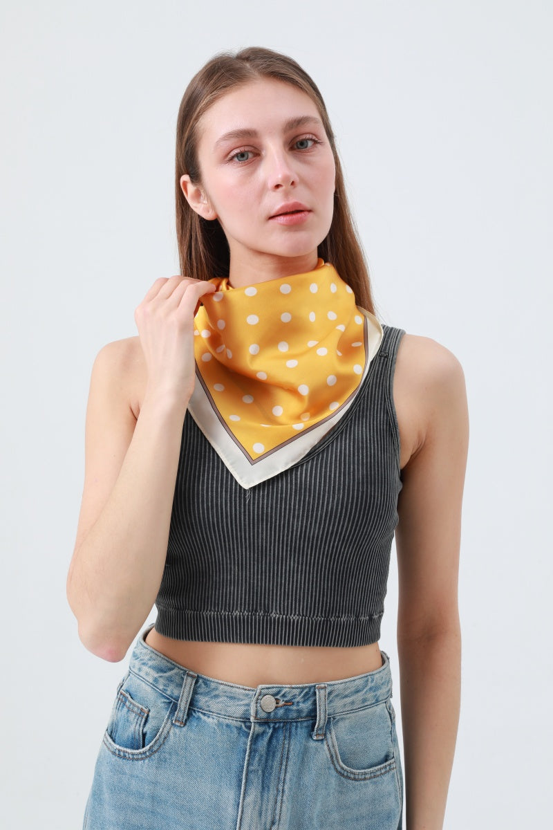 New Stylish Polka Dot Bandana Set – Spring Summer Scarf Collection ⚪ Leto Collection