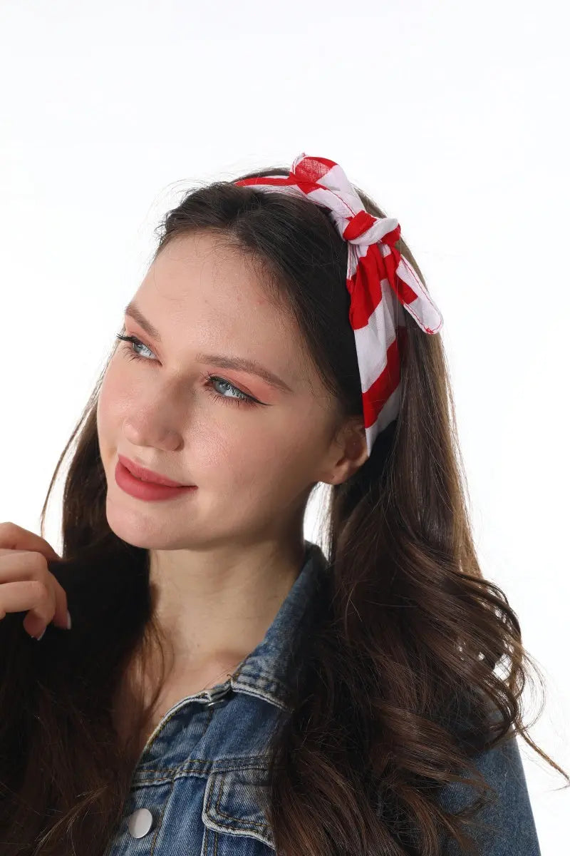 Classic US Flag Bandana – Star Stripe Scarf Leto Collection