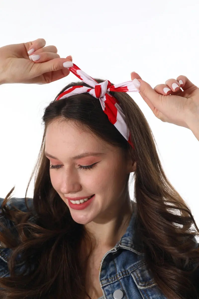 Classic US Flag Bandana – Star Stripe Scarf Leto Collection
