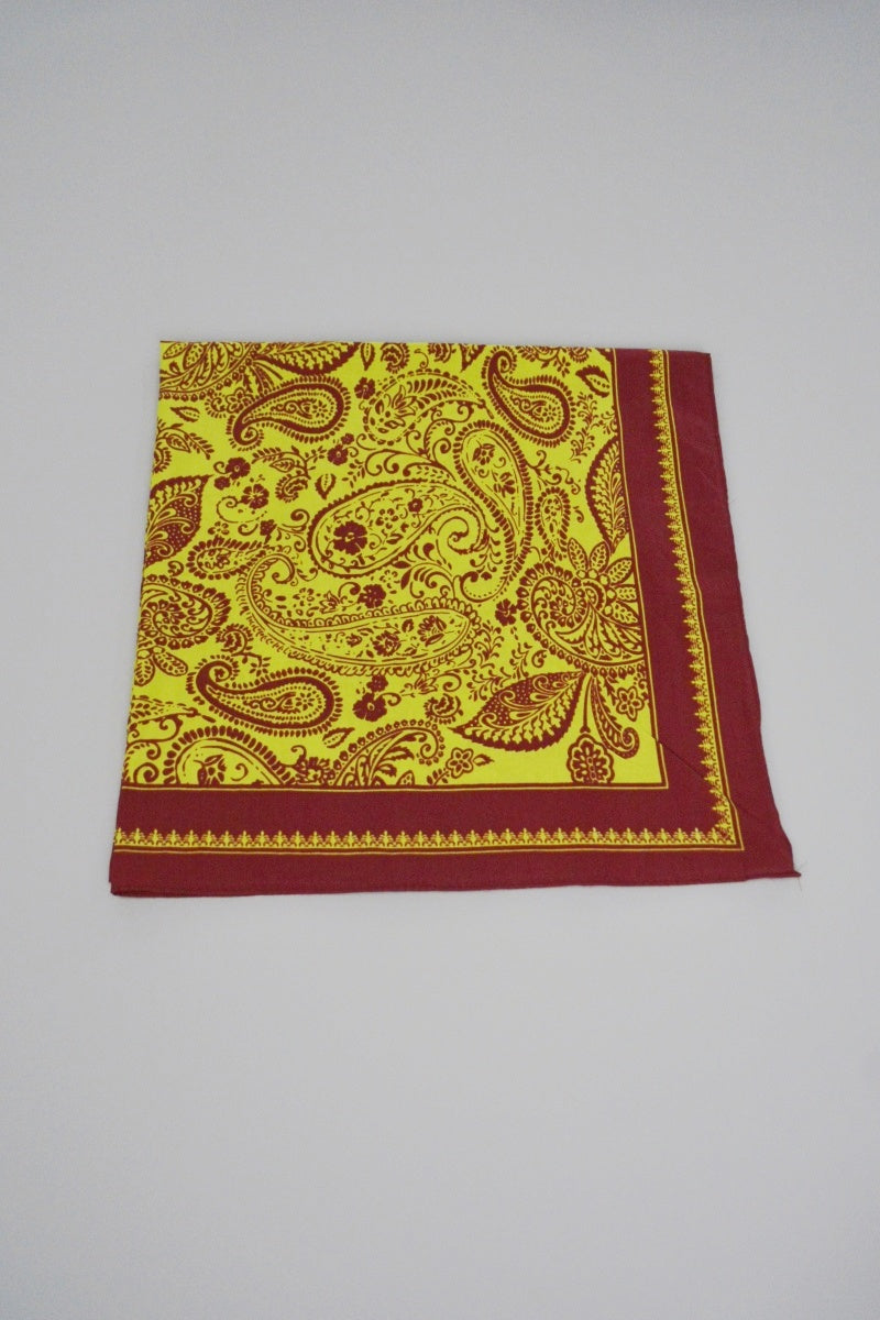 Paisley Print Multi‑wear Bandana Scarf Leto Collection