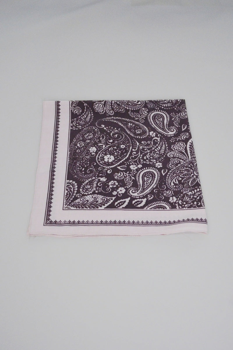 Paisley Print Multi‑wear Bandana Scarf Leto Collection