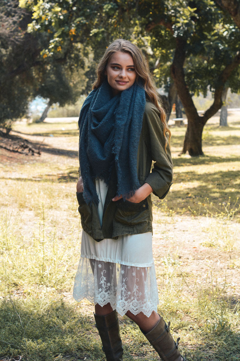 Luxury Mohair Square Scarf – Cozy & Elegant Wrap Leto Collection