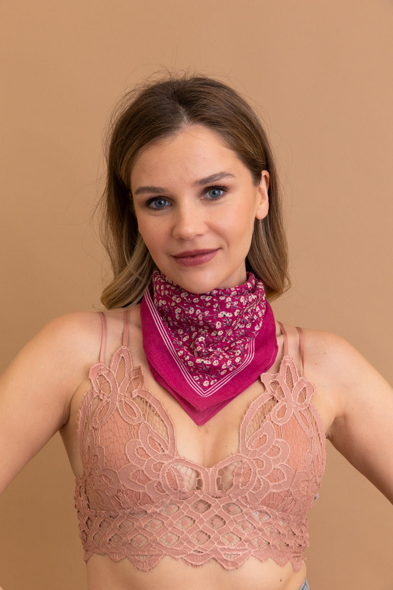 Bloom Field Petal Bandana Leto Collection