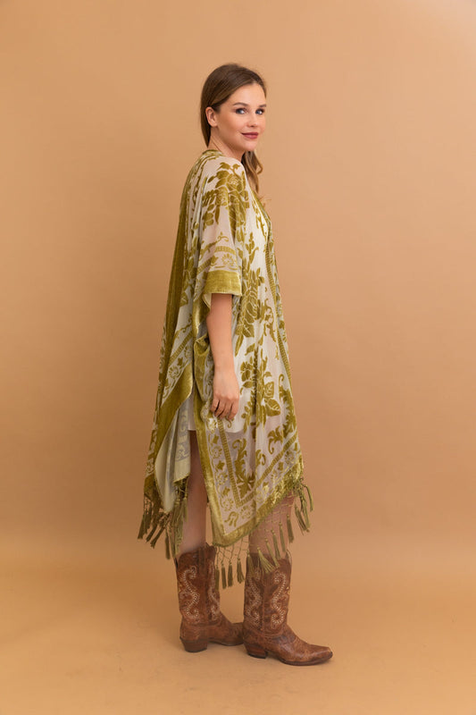 Velvet Dream Mesh Tapestry Kimono Leto Collection