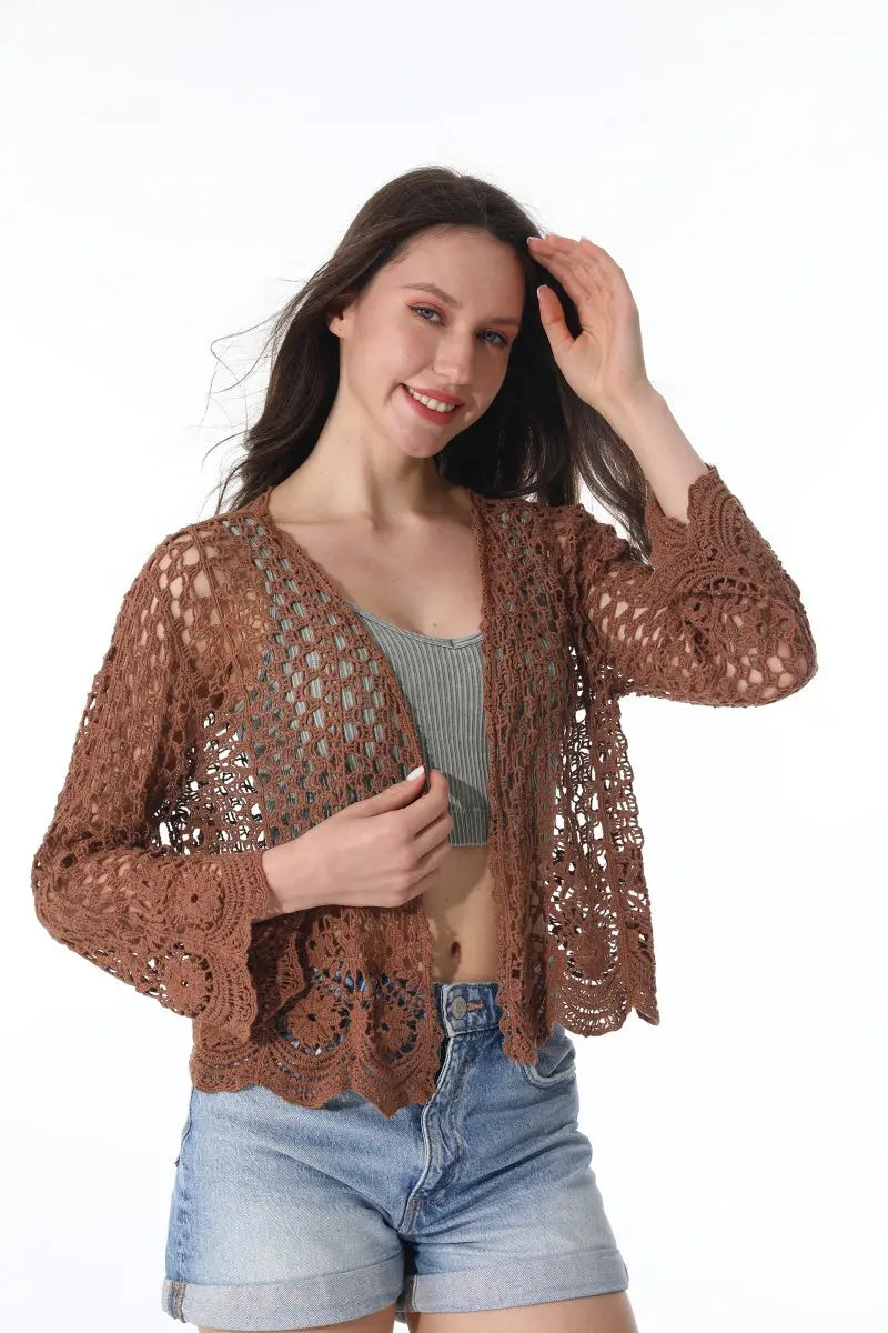 Lightweight Lace Cardigan – Boho Layer for All Seasons Leto Collection