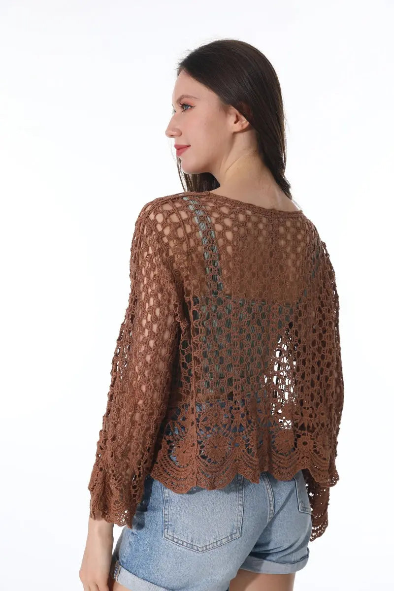 Lightweight Lace Cardigan – Boho Layer for All Seasons Leto Collection