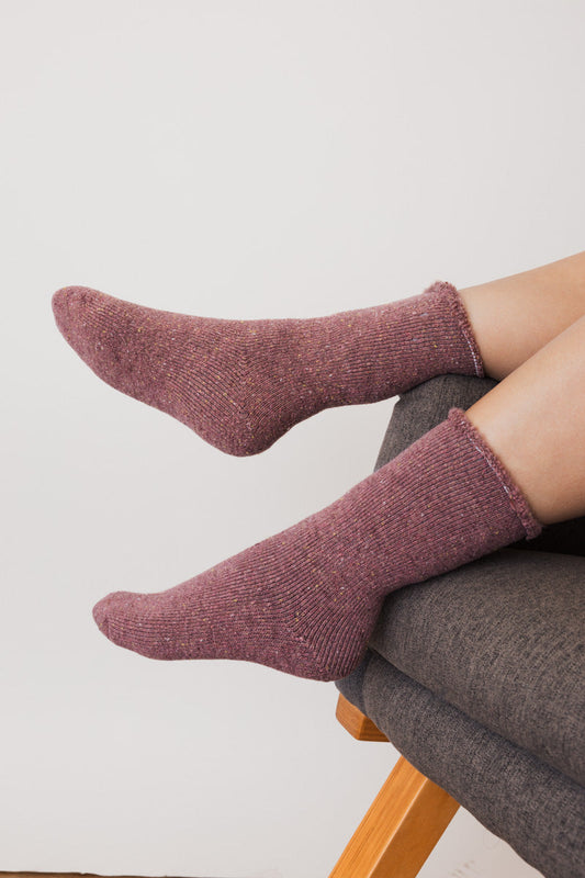 Thick Knit Crew Socks for Ultimate Fall & Winter Warmth 🧦 Leto Collection