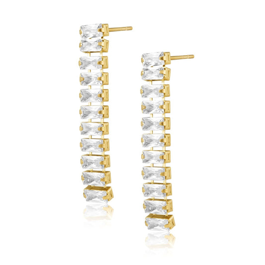 Alessia Cz Drop Earring — Soul Flow Apparel