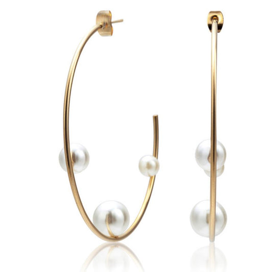 Allie Pearl Hoop — Soul Flow Apparel