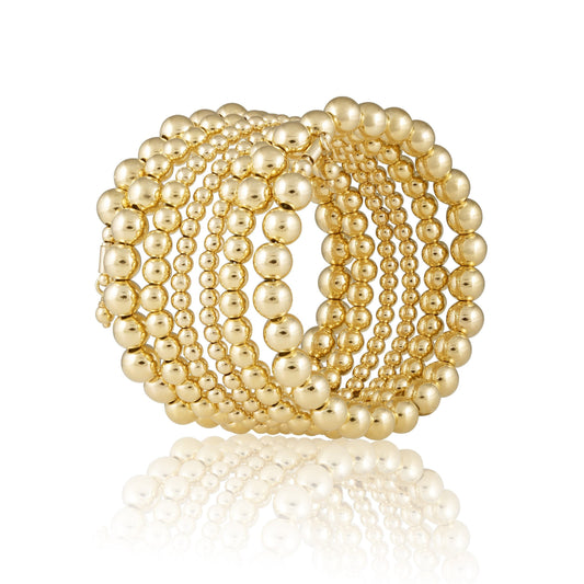 Allison Beaded Wrap Bracelet - 6 Row — Soul Flow Apparel