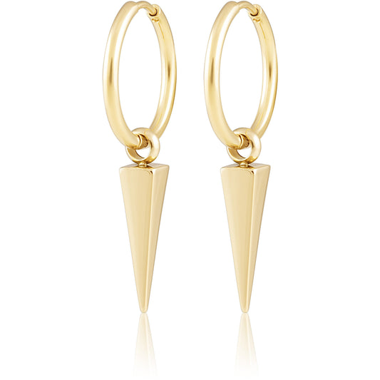 Aria Spike Hoops — Soul Flow Apparel