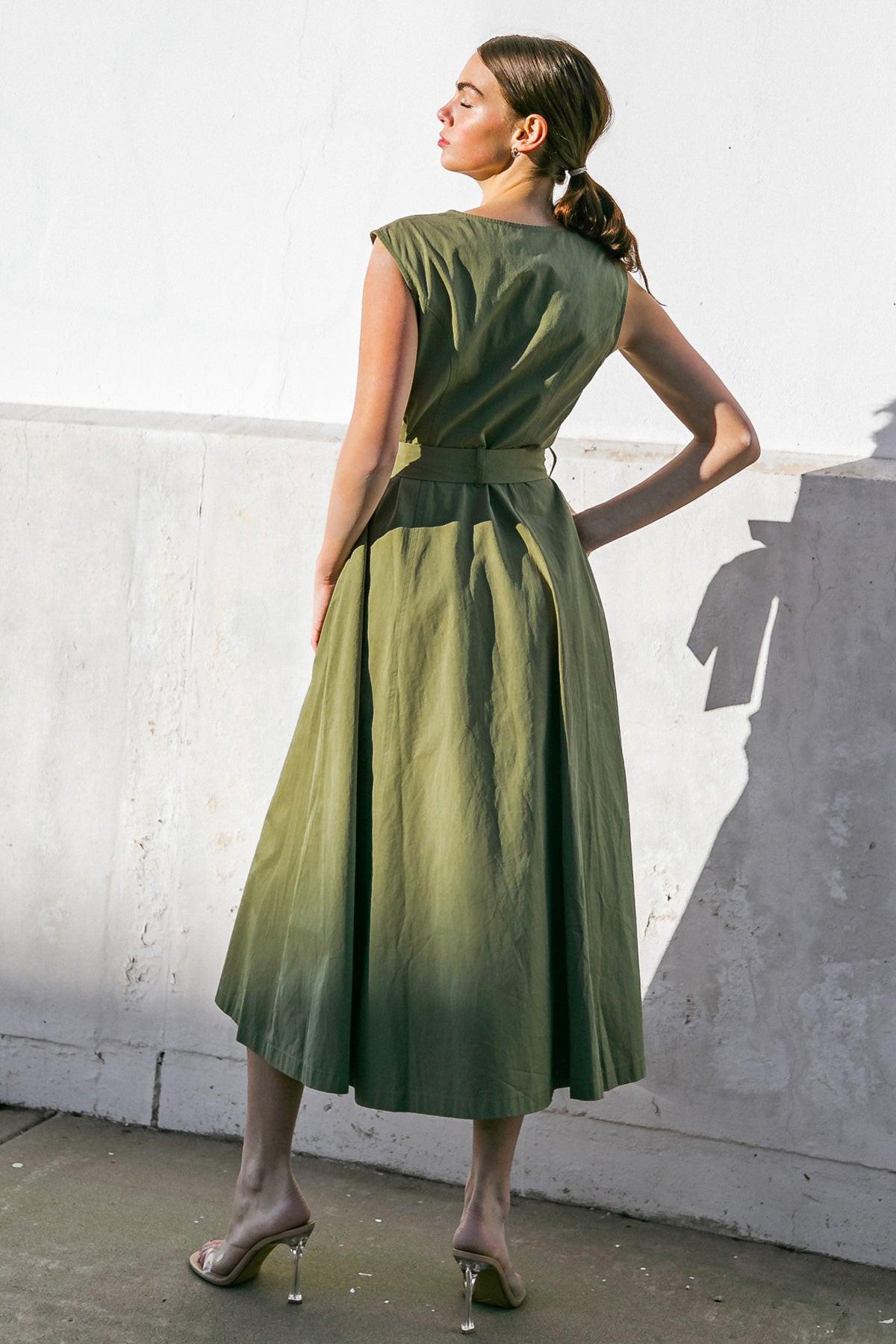 Delicate Dreams Woven Midi Dress in 20oli34 — Soul Flow Apparel