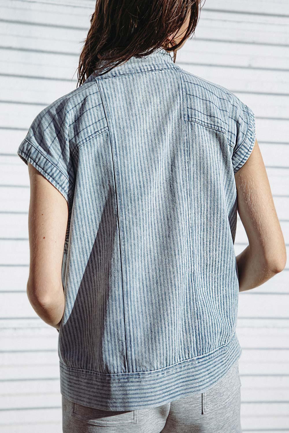 Late Summer Nights Denim Vest in 20lig 20str 20aci19 — Soul Flow Apparel