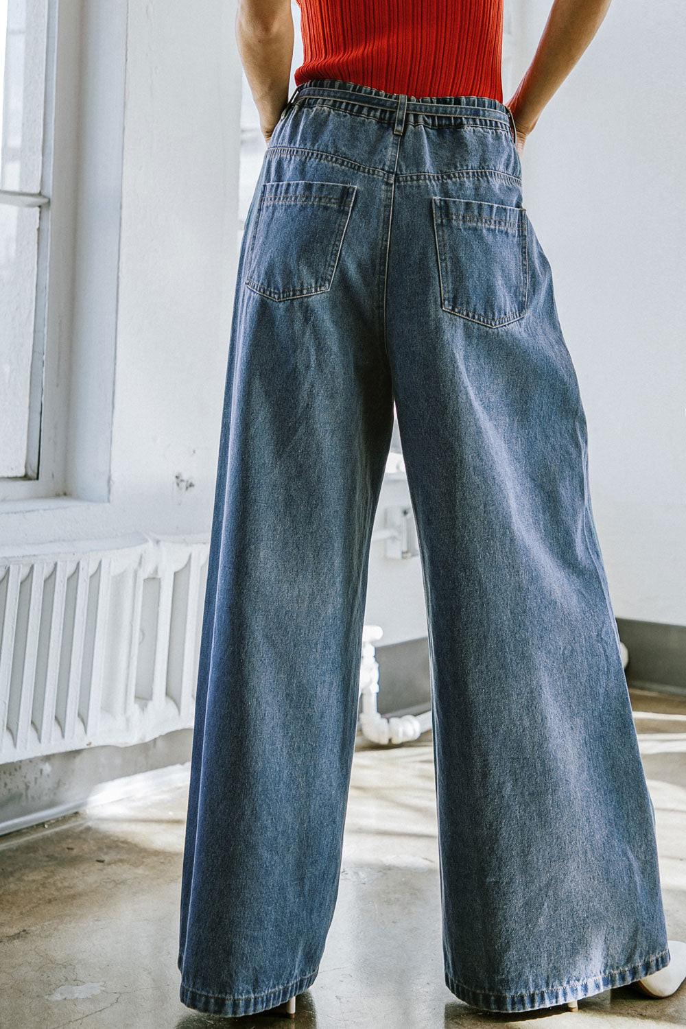 Everything Counts Denim Pants in 20med 20ind24 — Soul Flow Apparel