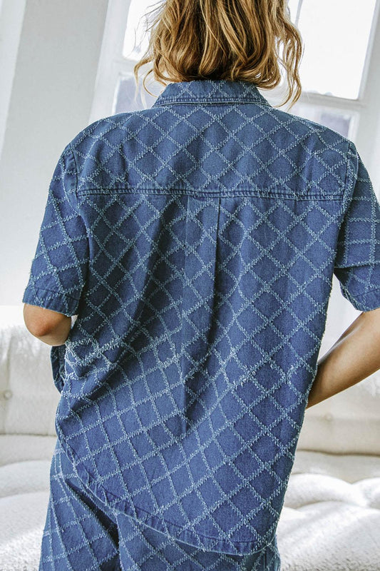 It's a Secret Denim Top in 20med 20ind15 — Soul Flow Apparel
