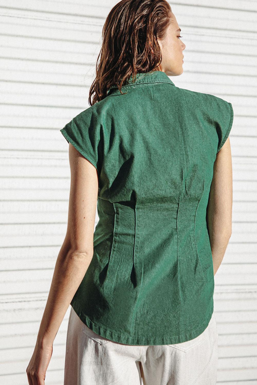 Clean Slate Denim Top in 20gre16 — Soul Flow Apparel